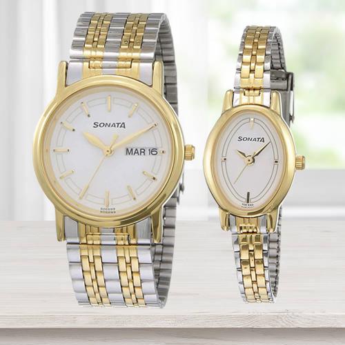 Sonata couple watches online amazon