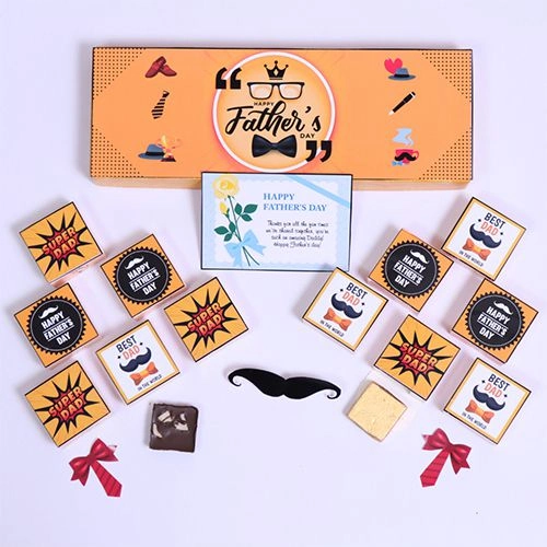 Premium Fathers Day Custom Chocolate Gift Box