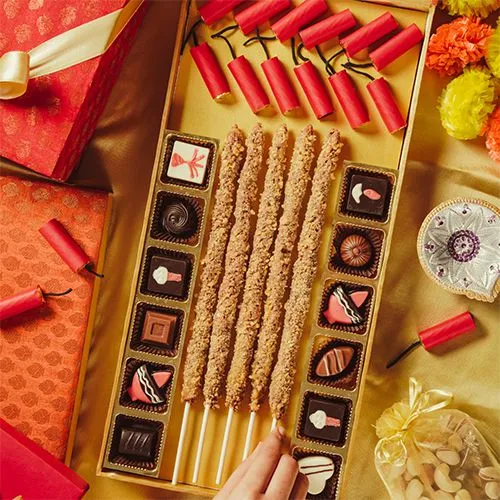 Elegant Diwali Treats Gift Box