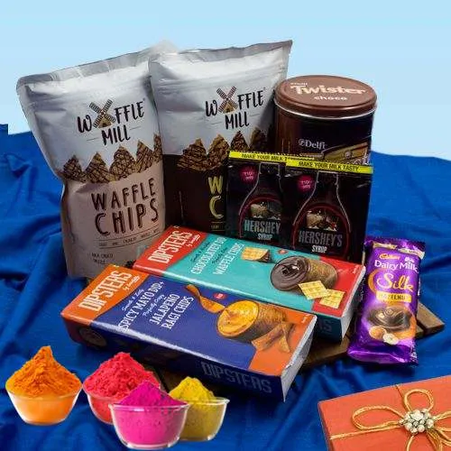 Perfect Chocolate Assortments Hamper with Free Gulal