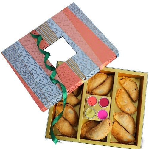 Delicious Baked Gujiya Treat Gift Box