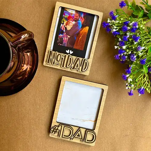 Stunning Fathers Day Photo Frame Magnets Combo