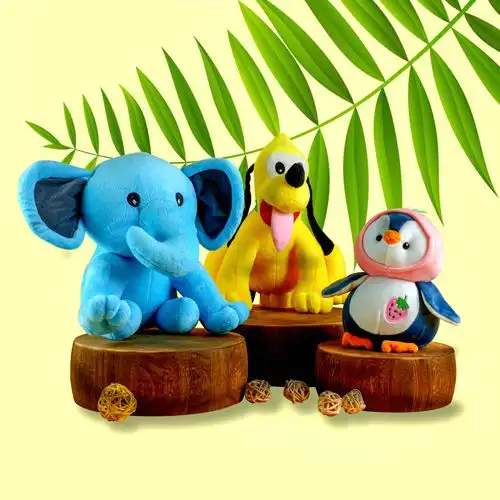 Cuddly Plush Toys Gift Set