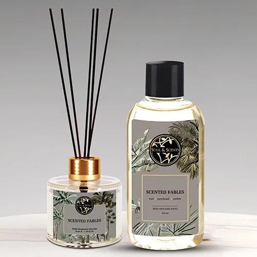 Scented Fable Reed Diffuser Set