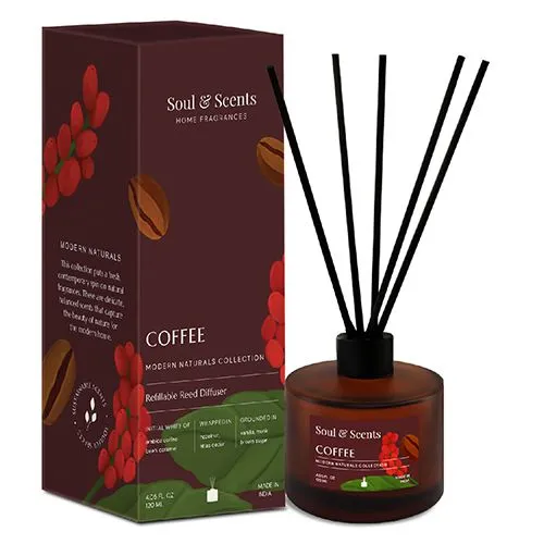 Aromatic Coffee Reed Diffuser Set