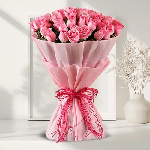 Delicate Pink Roses Surprise