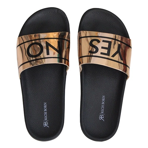 Amazing Rosegold Slider Footwear for Her