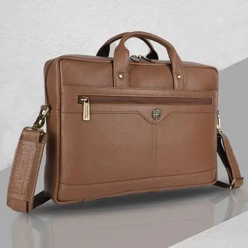 Stylish Mens Leather Laptop Bag