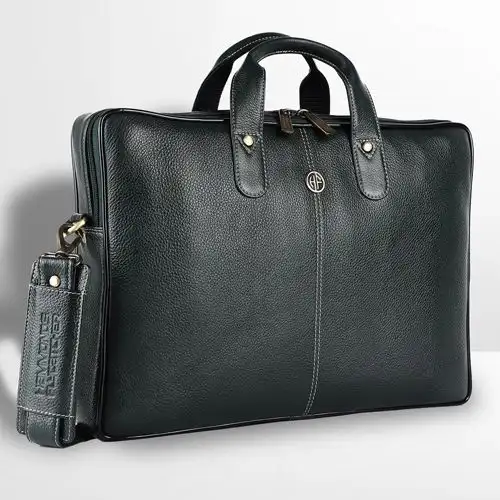Splendid Leather Laptop Bag for Men