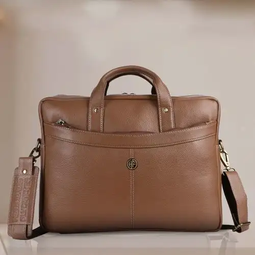 Premium Leather Laptop Bag for Men