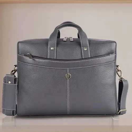 Ravishing Leather Laptop Bag for Men