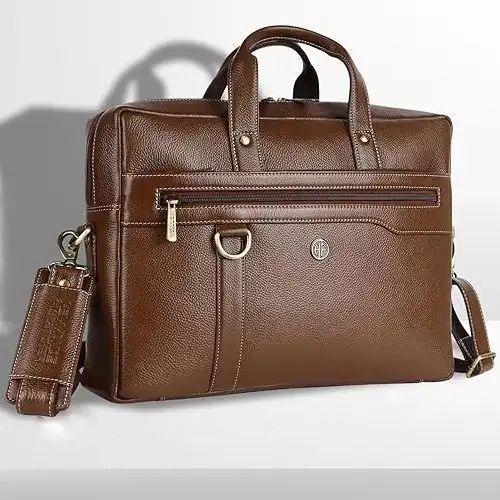 Attractive Leather Office Laptop Bag