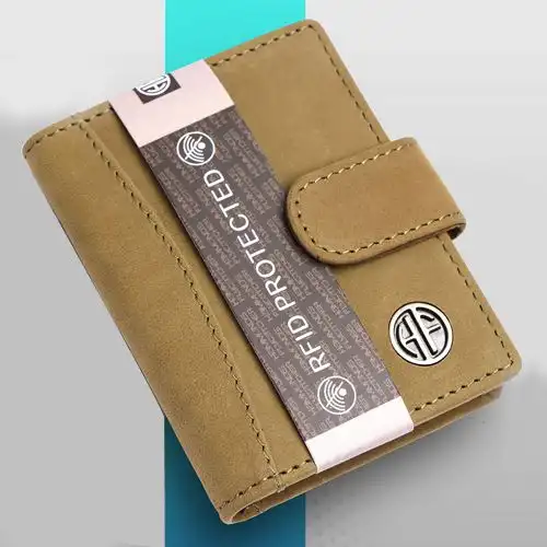 Exclusive Leather RFID Protected Card Holder Wallet