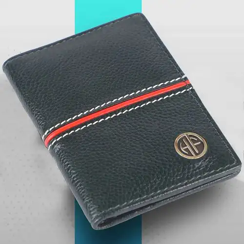 Classic Leather RFID Protected Card Holder Wallet