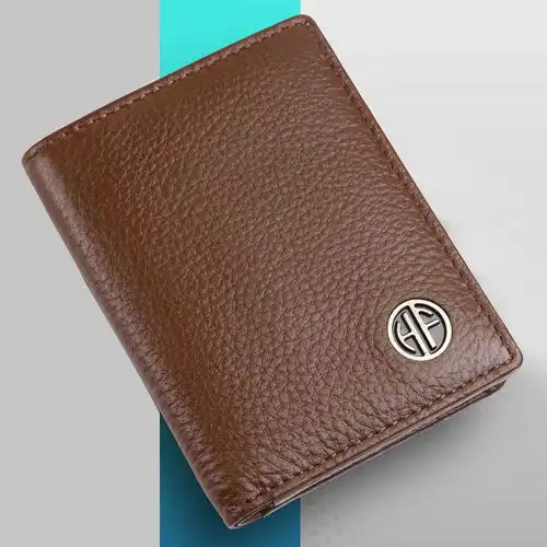 Attractive Leather RFID Protected Bi Fold Wallet