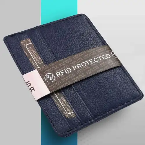 Classy Leather RFID Protected Bi Fold Wallet