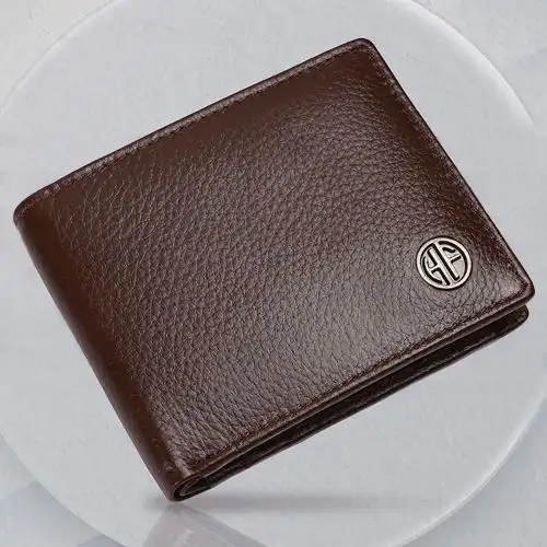 Attractive Leather RFID Protected Wallet