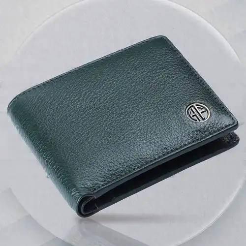 Attractive Leather RFID Protected Wallet