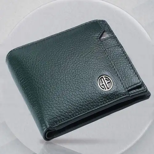 Elegant Leather RFID Protected Wallet