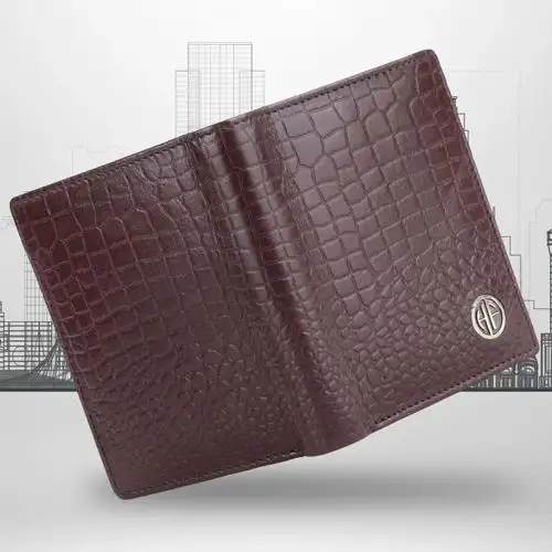 Classy RFID Protected Bi Fold Leather Mens Wallet