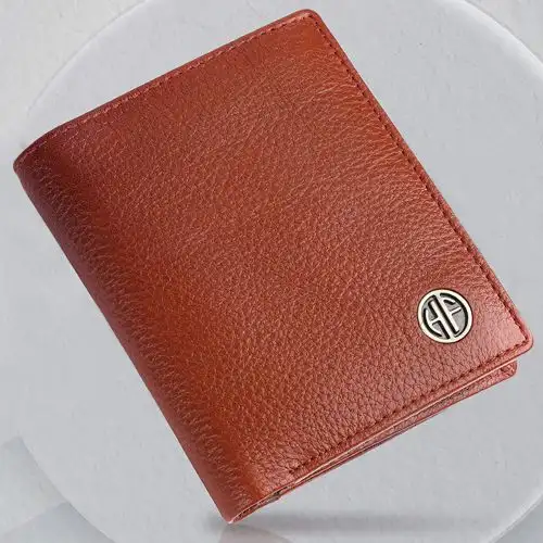 Exclusive RFID Protected Bi Fold Leather Mens Wallet