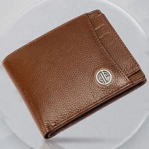 Stylish Leather RFID Protected Mens Wallet