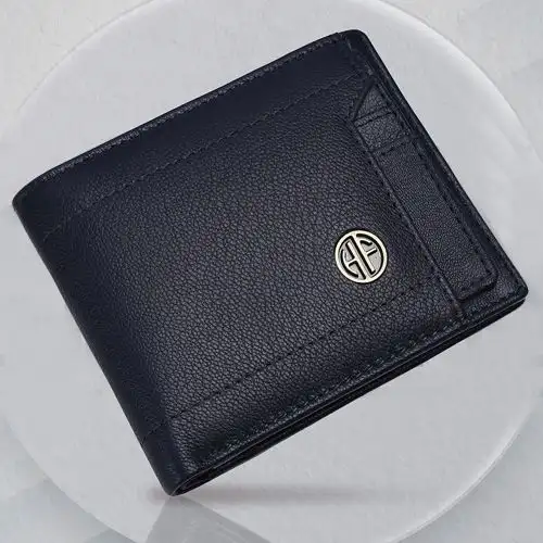 Graceful Leather RFID Protected Mens Wallet