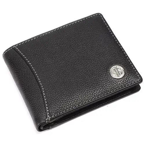 Attractive Leather RFID Protected Mens Wallet