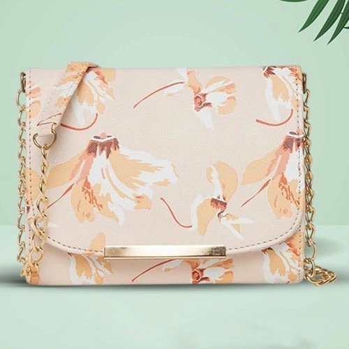 Classy Floral Print Sling Bag