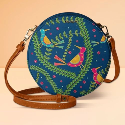 Stunning Round Crossbody Sling Bag