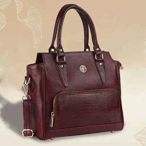 Trendy Leather Sling Handbag