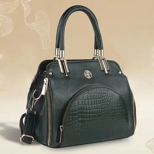 Fashionable Leather Sling Handbag