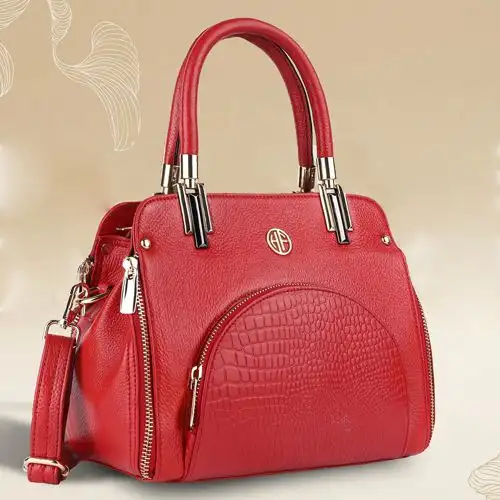 Timeless Red Leather Sling Bag