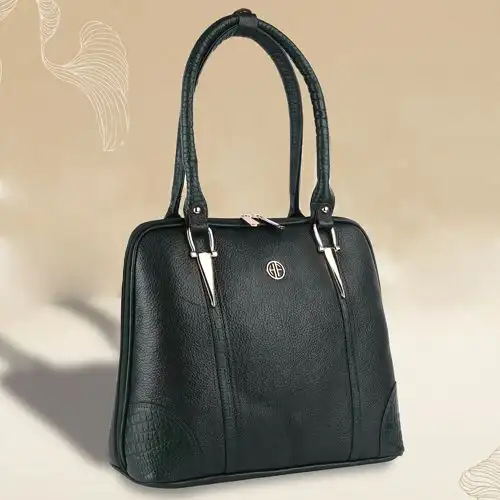Fashionable Leather Ladies Handbag