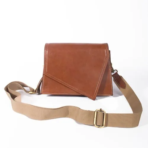 Designer Brown Trine Sling Bag