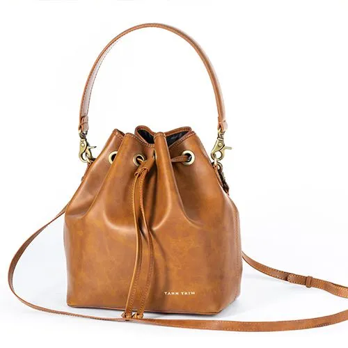 Fabulous Tan Bucket Tote