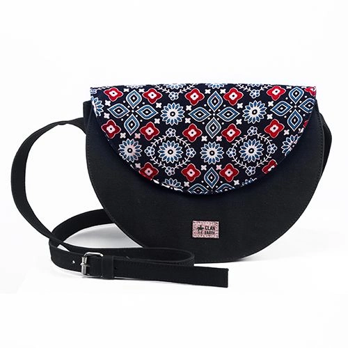 Stylish Zero Plastic Florican Ajrakh Sling Bag