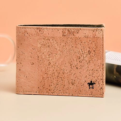 Fancy Eco Friendly Kakapo Bifold Cork Wallet