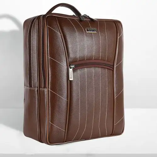 Outstanding Leather Laptop Backpack