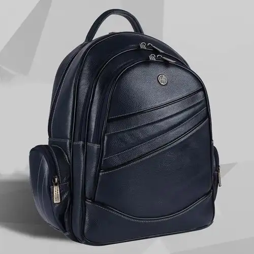 Impressive Leather Laptop Backpack