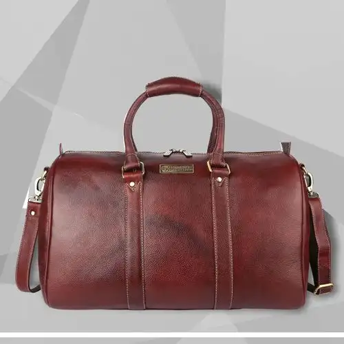 Trendy Leather Travel Bag