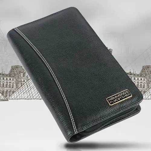 Trendy Leather Passport Holder