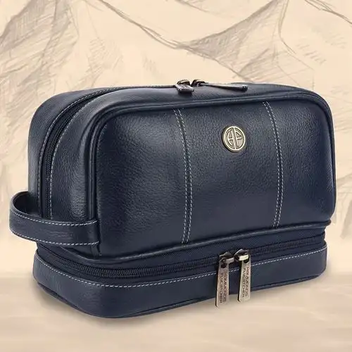 Remarkable Leather Toiletry Bag