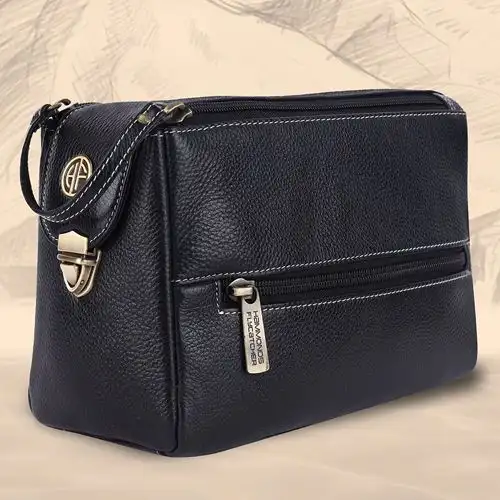 Stylish Leather Toiletry Bag