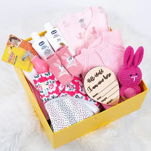 Marvellous Winter Hamper for New Born Baby Girl