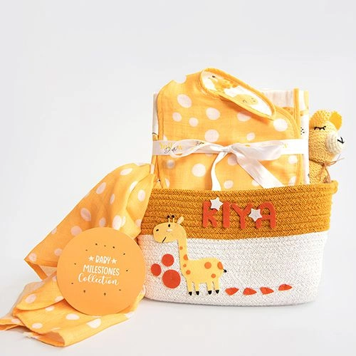 Elegant Baby Essentials Gift Basket