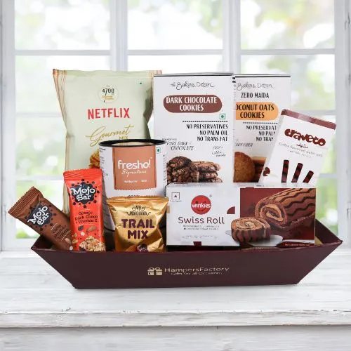 Festive Snack Gift Basket