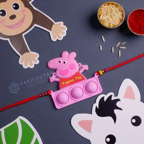 Wonderful Peppa Pig PopIt Rakhi