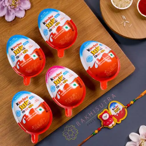 Stylish Kinder Joy Rakhi Set