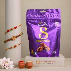 Exclusive Rakhi Set N Cadbury Mini Treats Combo